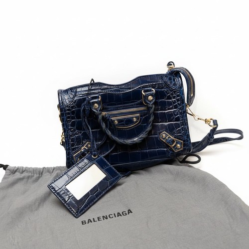 Balenciaga mini city croco - mini, (croco