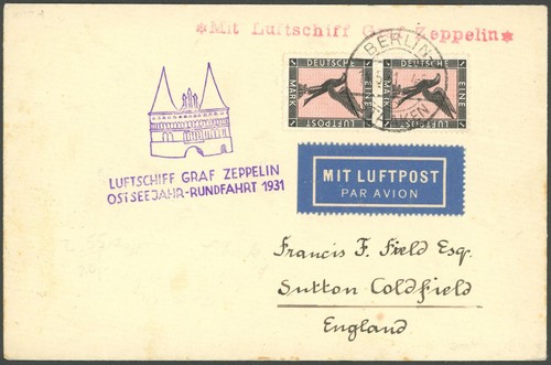 Zeppelinpost 1931 - zeppelinpost,
