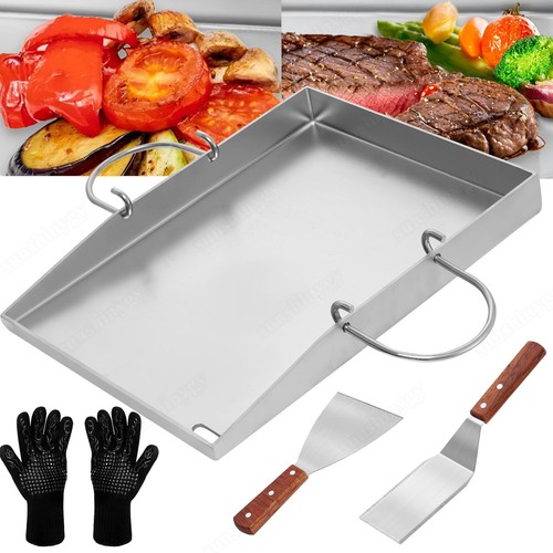 Edelstahl grillplatte set - edelstahl, |