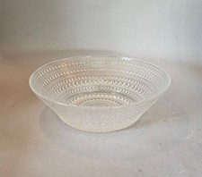 Seltene Schale nuutajärvi arabia Oiva Toikka iittala kastehelmi tauperle 25x8 cm