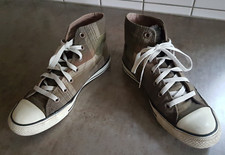 Converse Chucks All Star Sneaker Hi Gr. UK6 EU39 ❤️Sonderedition Grün Braun Karo