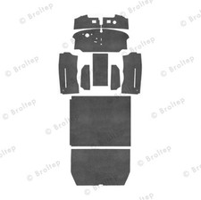 Innenraumteppich-Komplett für Vw-Bulli T 2b Camper-Westfalia