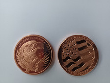 1 Kupfermünze 1 Oz-Unze  -Adler-MEDAILLE-Neu, Geschenk,