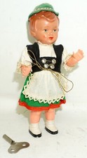 Puppe zelluloid tracht 17cm - puppe,