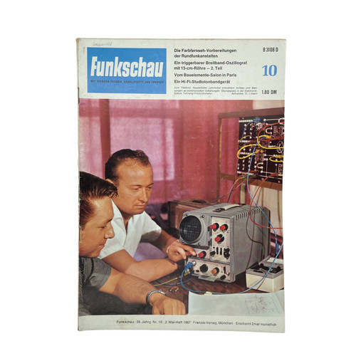 Funkschau heft zeitschrift - funkschau, /