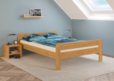 Doppelbett massivholzbett - doppelbett,