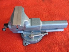 Heuer Schraubstock mit Drehteller , Backen 100 mm , Super Zustand