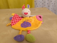 Schmusetuch Baby Fehn Hase Schmetterling Raupe bunt Explorer Kuscheltuch orange