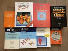 8x Chemie Lehrbücher Paket