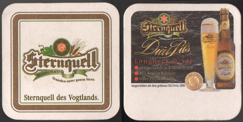 Bierdeckel 2000er sternquell - bierdeckel,