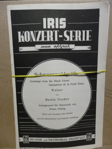 Musiknoten arrangement für - -,