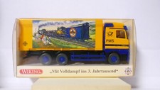 WERBEMODELL - Postmuseumsshop 81-07 - MB Actros Wechselkoffer - Post - Wiking
