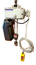 PFEIFER Elektrokettenzug 1000kg Kettenzug 1 t Hebezug Kran Hub 9,8m 