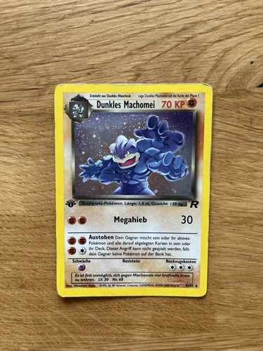 Pokemon dunkles machomei - machomei, holo