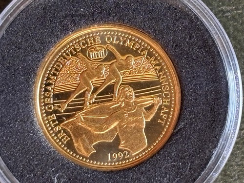 Gold gedenkprägung der - der, münze