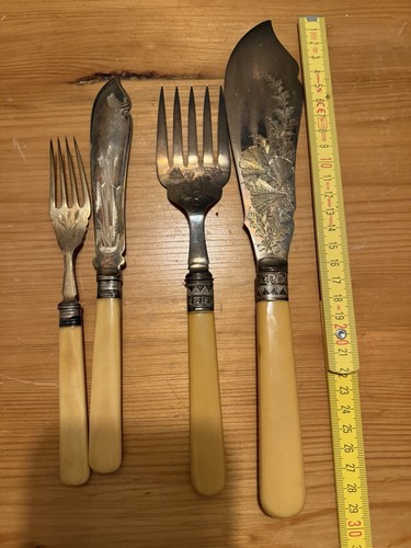 Personen fischbesteck - 12,