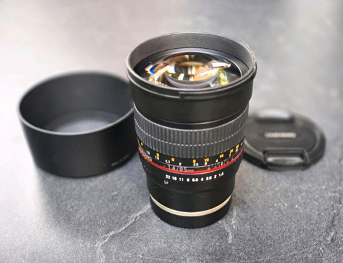 Samyang 85mm 4 manuell - 85mm, f/1.4