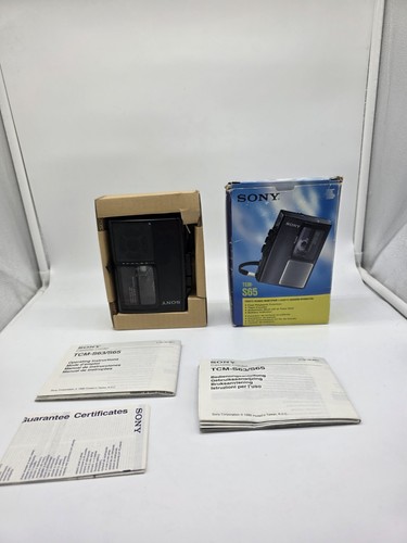 Sony tcm s65 cassette corder - tcm-s65, cassette-corder