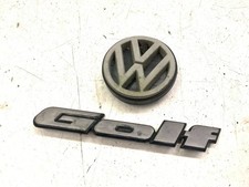 VW Golf 2 VW Zeichen hinten GOLF Schriftzug EMBLEM 191853687J 191853601G