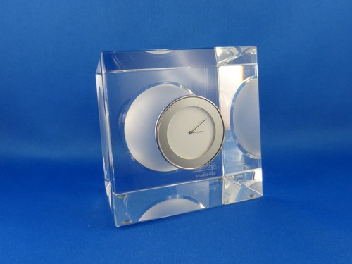 Vintage glas uhr tischuhr - glas,
