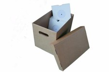 Vinyl Record Storage Box for 7"  Singles includes lid 10 pack