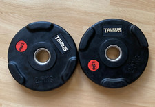 Taurus Hantelscheiben 2 x 2.5 kg Set, 30 mm, Gummiert