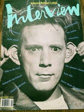INTERVIEW Magazine Jan 1 1991 JOHNNY ROTTEN Lena Olin JOAN SEVERANCE  (unvollst)