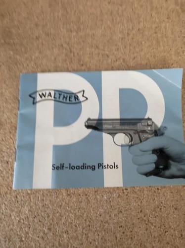 Walther self loading pistols - walther,