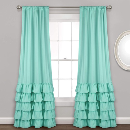 Allison ruffle curtains window - allison,