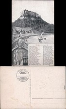 Königstein (Sächsische Schweiz) Sage, Fass und Festung - Künstlerkarte 1915