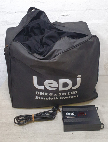Ledj dmx 6x3m led - dmx, starcloth