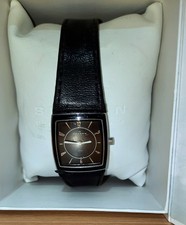 Skagen Damen Armbanduhr Edelstahl /Steel 563XSBLB, schwarz, gebraucht