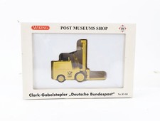 Wiking PMS 83-14 Modellauto Gabelstapler Clark " Deutsche Bundespost" 1:25