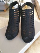 Graceland Peeptoe Schwarz Größe 37 Ungetragen 