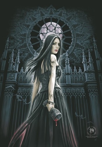 Anne stokes flagge fahne - flagge,