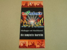 Prospekt Hanix Minibagger mit MaxiMumm H08 H15 H26 H36H50 H75 B