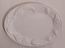 Alte Keramik Fischplatte /