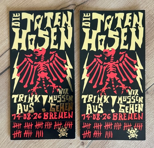 Stehplatz tickets 08 - 2, 14.08.26