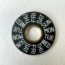 Tagesscheibe - Englisch - ETA Valjoux 7750 - Swiss Made - Datum Day Date Disc