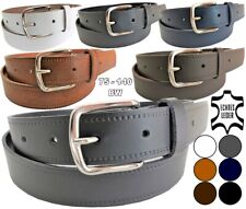 Leder Gürtel geprägt 100 % Echt Leder Ledergürtel 3 cm 6 Farben 3cm breit