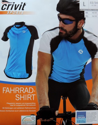 Herren fahrradshirt xl - m,
