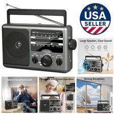 Retro Portable AM/FM Radio -