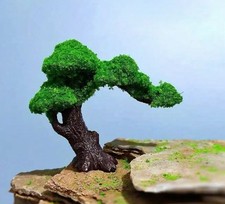 Baum Ast Pflanze Garten Landschaft Miniatur Figuren Harz Deko DIY (27)