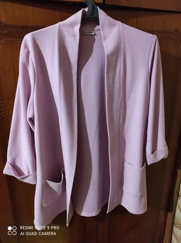 Women cardigan light lilac - light, 44