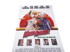 Mars Attacks Altes Vintage Kino Film Plakat Poster A1 Gefaltet