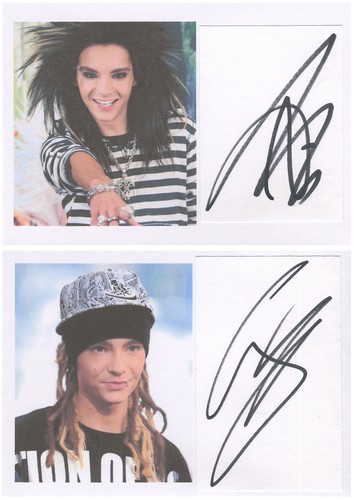 Tokio hotel autogramm orig - tokio,