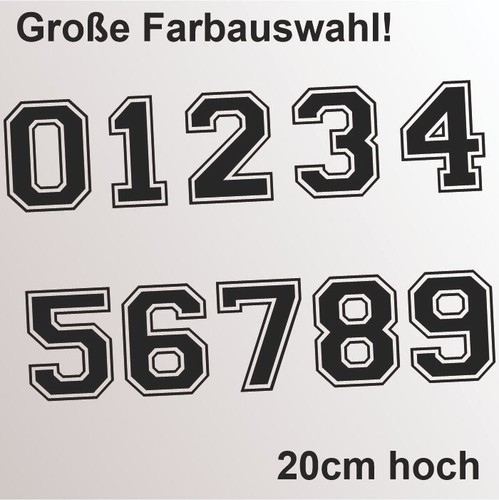Startnummern aufkleber - xl,