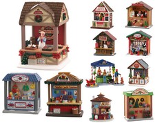 Lemax Weihnachtsmarktstände Winterdorf Weihnachtsfiguren div.Modelle LED