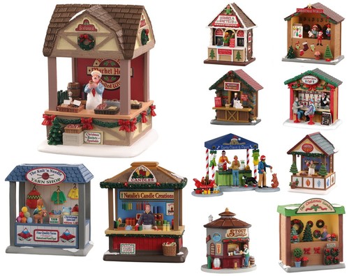 Lemax weihnachtsmarktstände - lemax,