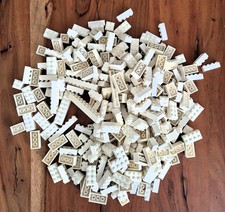 LEGO Konvolut 2 /4,  401 Bausteine Basissteine Platten Sondersteine Weiß Vintage